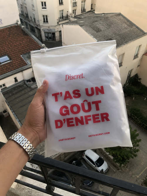Avis client Discret.