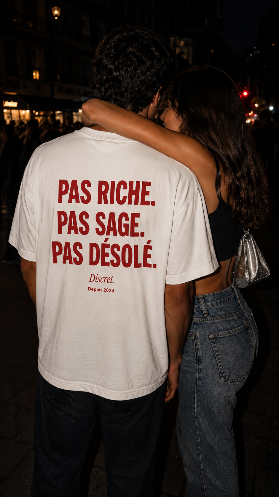 PAS RICHE. PAS SAGE. PAS DÉSOLÉ.