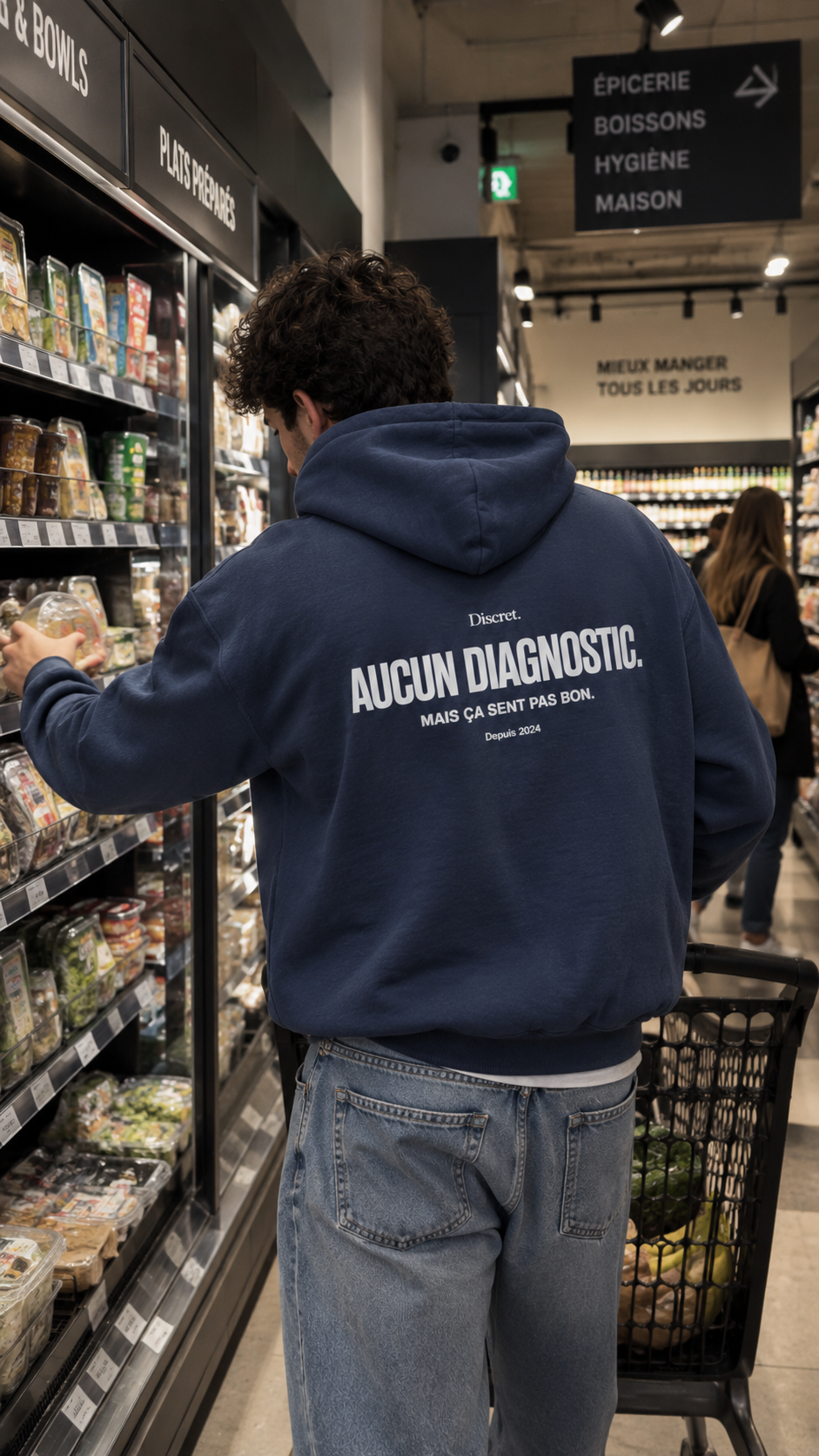 AUCUN DIAGNOSTIC. MAIS ÇA SENT PAS BON Hoodie 100% coton