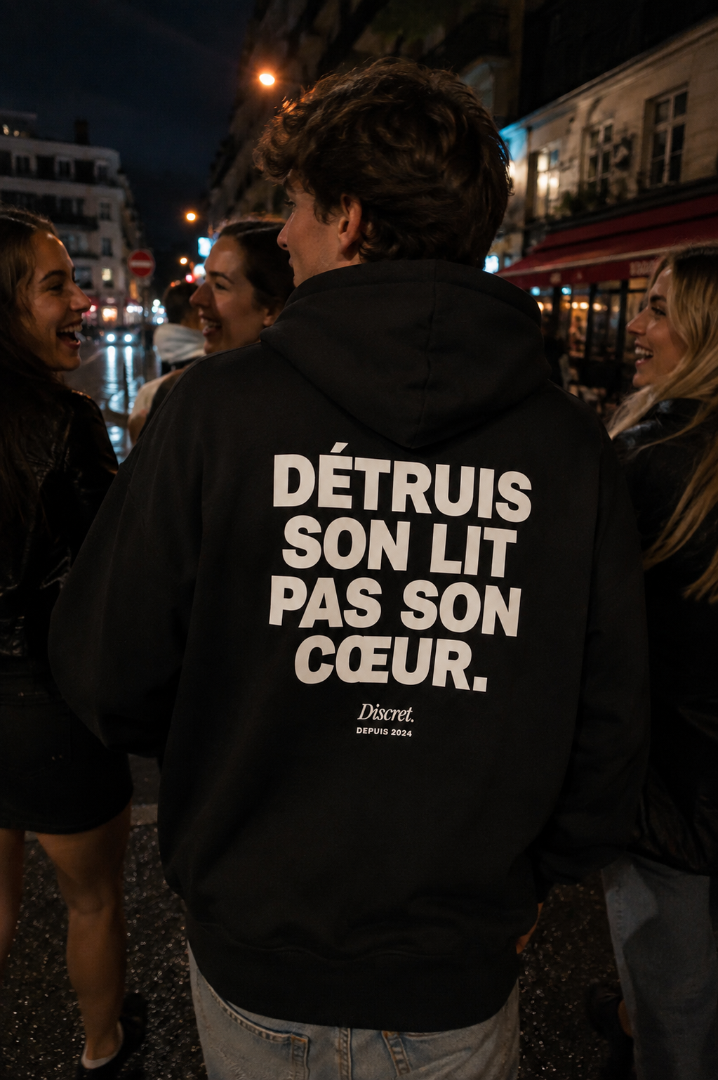 DÉTRUIS SON LIT PAS SON CŒUR hoodie
